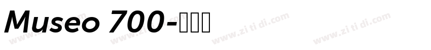 Museo 700字体转换